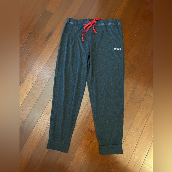 Tumi Drawstring Waist Joggers Lounge Pants Womens Size S/M Grey super soft - Picture 9 of 9